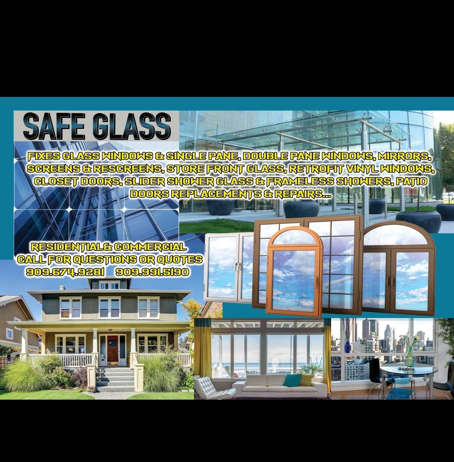 Safe Glass Window Replacement INC-Cover PAge